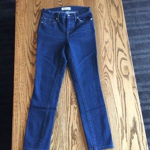 Madewell 9” high rise skinny jeans